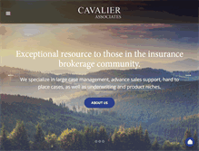 Tablet Screenshot of cavalierassociates.com